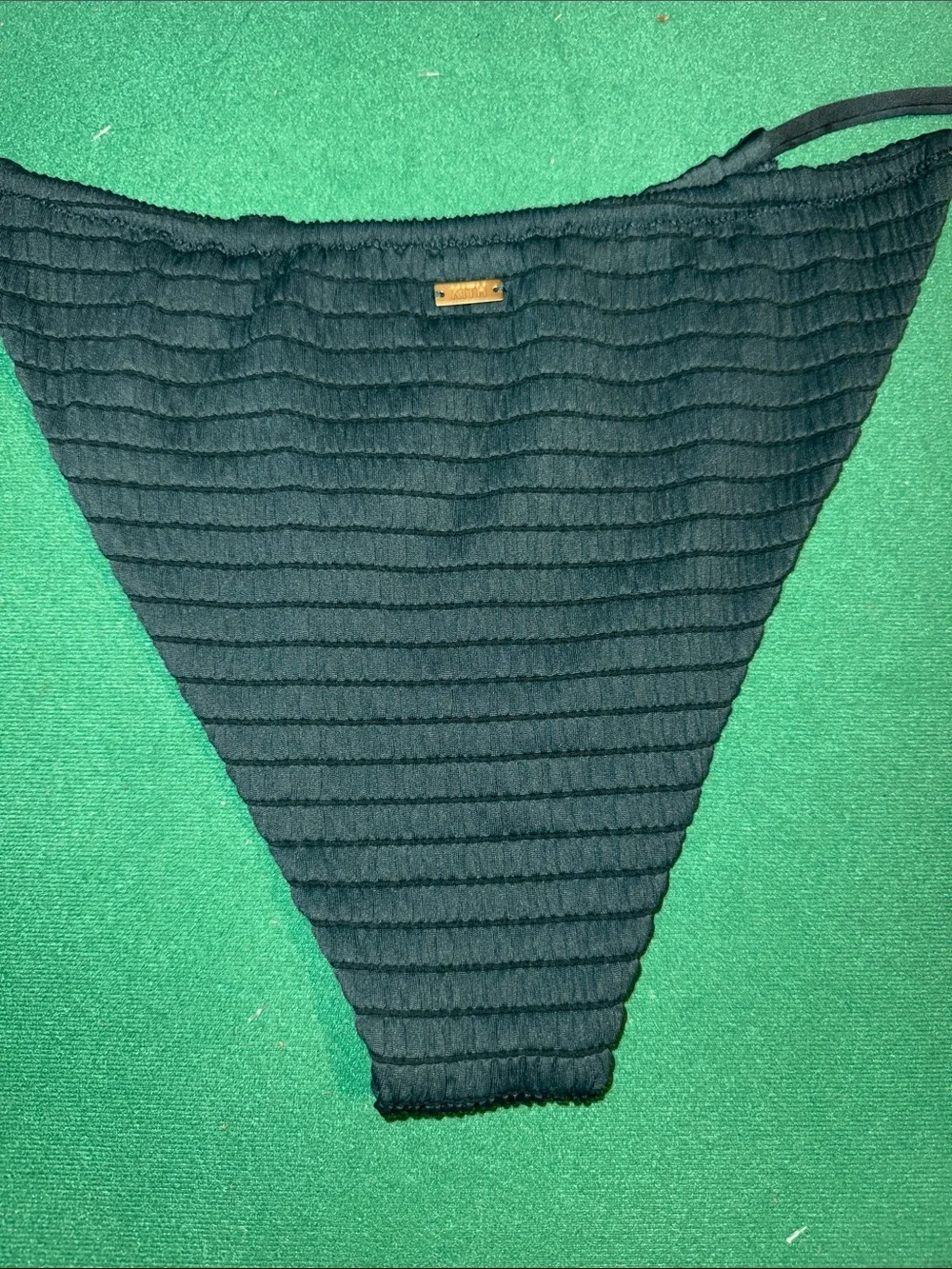 KITH dk green Bikini Bottom with Side Ties